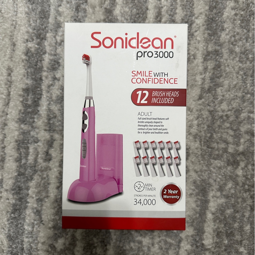 Soniclean Pro 3000 Toothbrush Pink